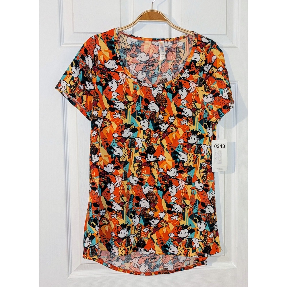 LuLaRoe‎ Disney Mickey Mouse Classic T-Shirt Graphic Tee Top Women's Size S NWT
